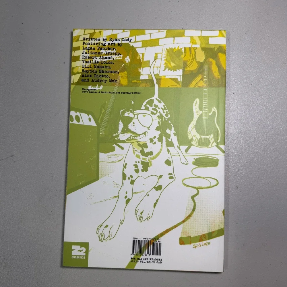 Sublime $5.00 at the Door Graphic Novel Z2 Comics Ryan Cady Lou Dog Sun‎ Art